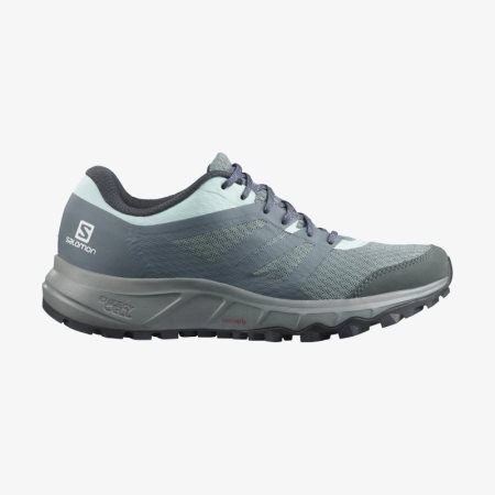 Salomon TRAILSTER 2 Womens Trail Running Shoes Grey UK QKWG